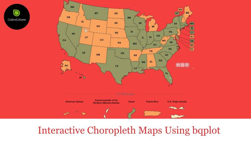 Interactive Choropleth Maps Using Bqplot Python